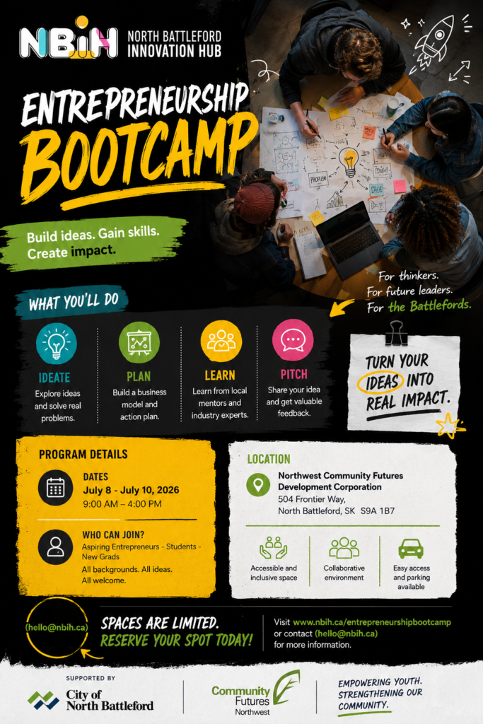 NBIH Entrepreneurship bootcamp flyer